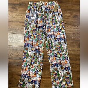 NWT Brief Insanity Beers of America Pajama Lounge Pants Size XL